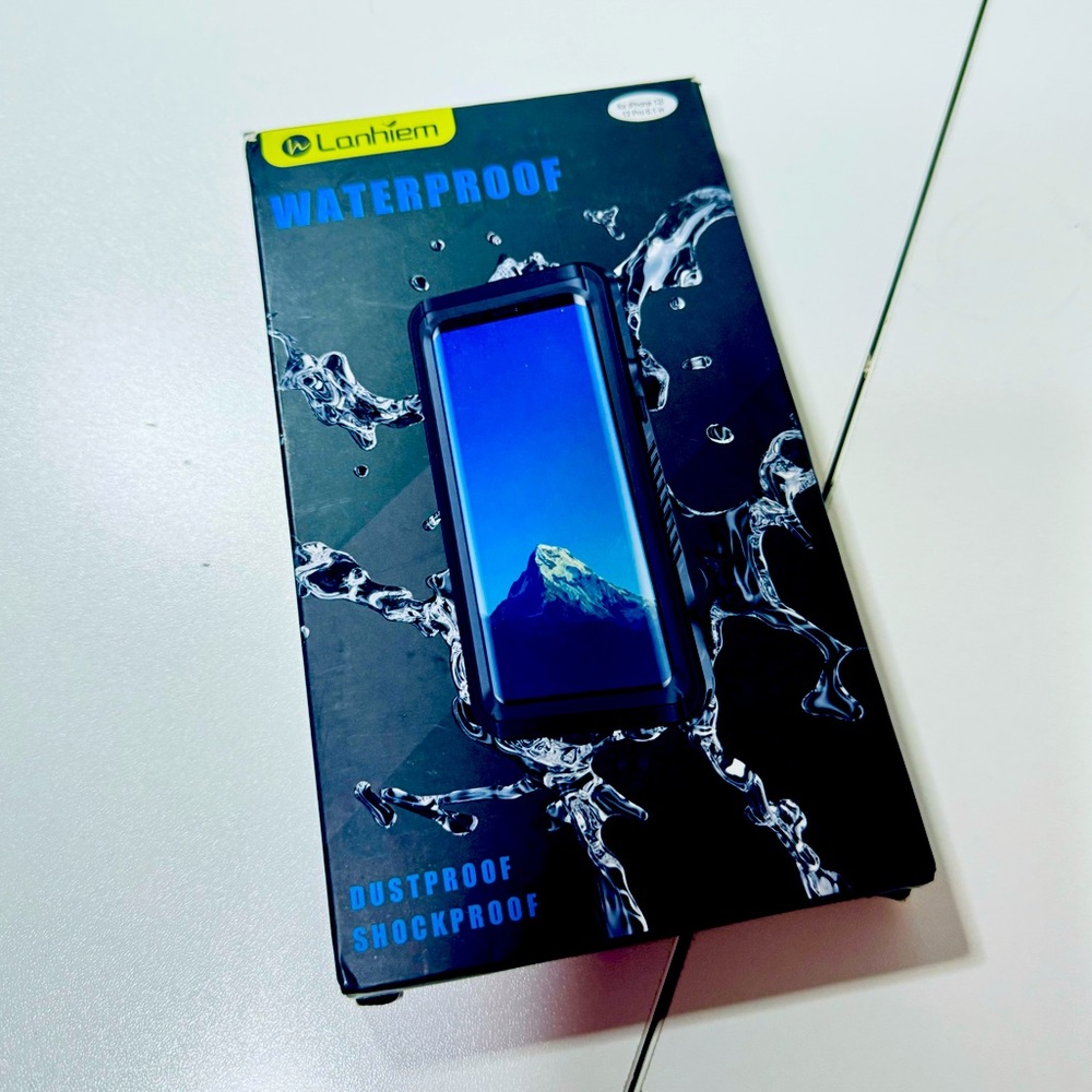 NEW Lanhiem iPhone 12 Pro Case Waterproof Dustproof Case+Screen Protector BLACK - Picture 6 of 11
